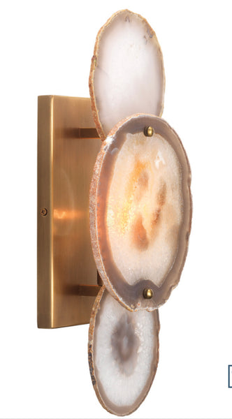 Agate Trinity Wall Sconce