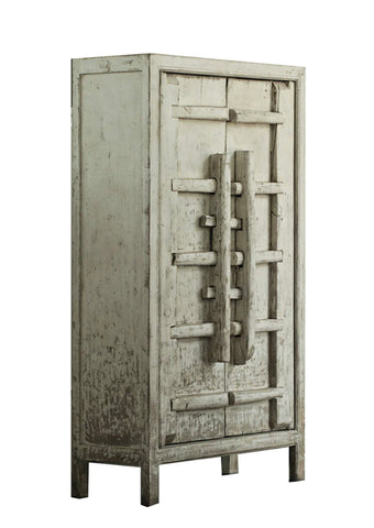 Vintage Door White Armoire
