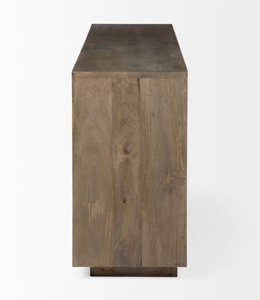 Mango Wood & Metal Cladded Cabinet