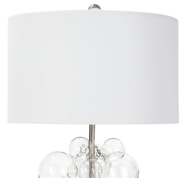 Clear Glass Spheres Table Lamp