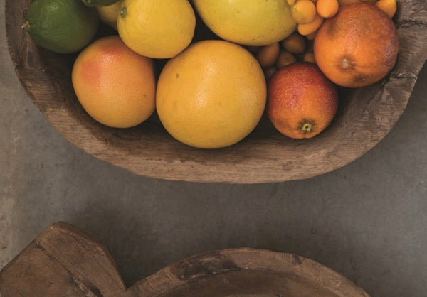 Antique Wood Bowl