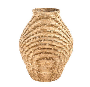 Hand Woven Cattail Basket small