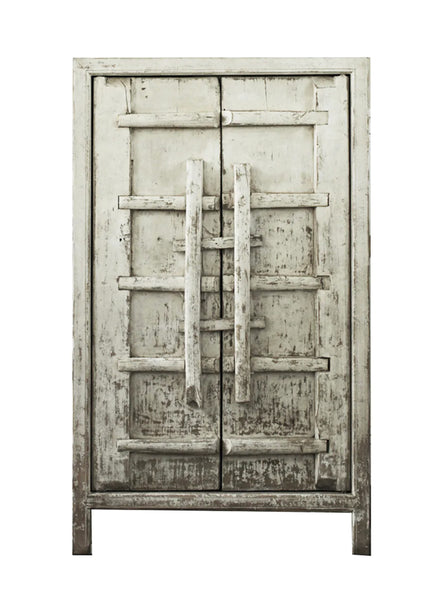 Vintage Door White Armoire