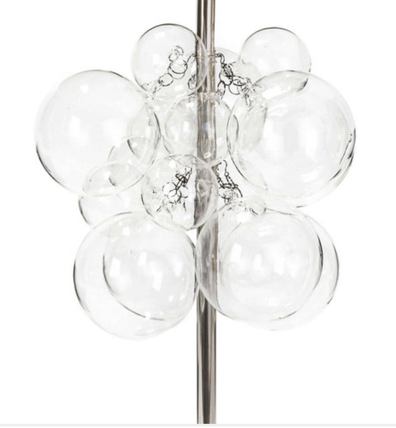 Clear Glass Spheres Table Lamp