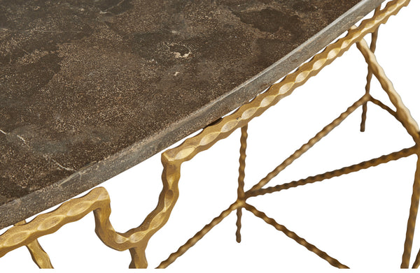 Bluestone & Iron Console Table