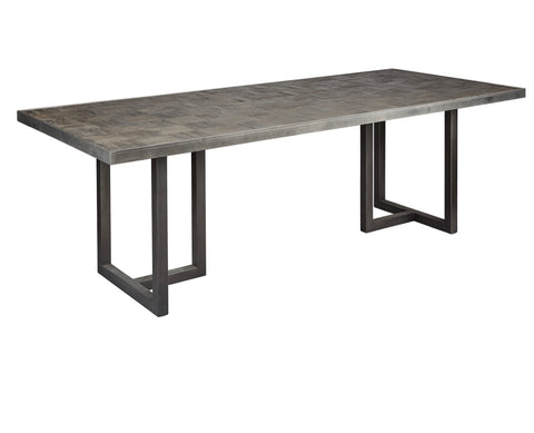 Reclaimed Pine & Iron Table