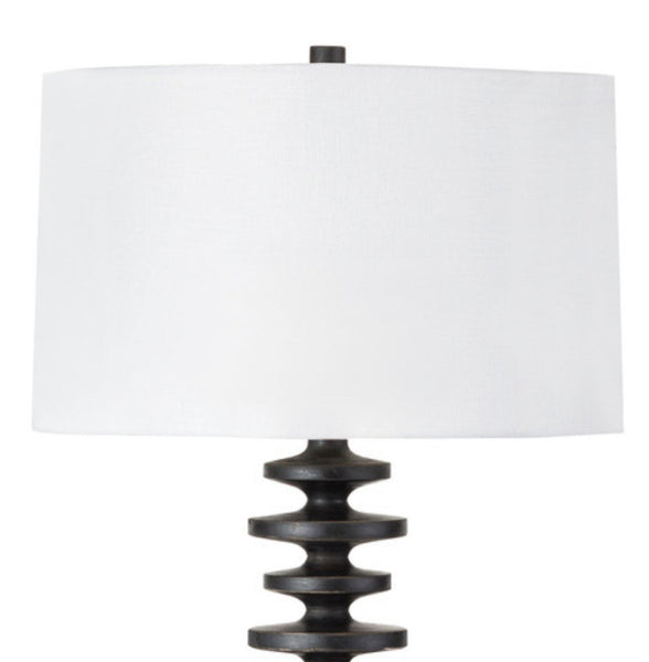 Fishbone Buffet Table Lamp (Ebony)