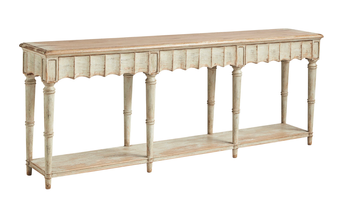 Scalloped Edge Console