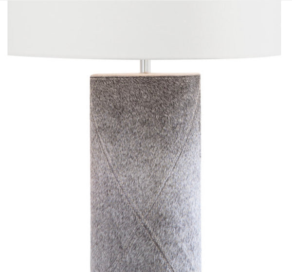 Cross Hair on Hide Table Lamp