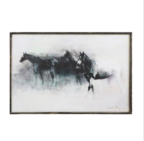 Horses on Canvas