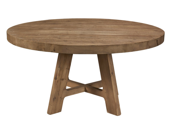 60” Reclaimed Pine Slabs Table