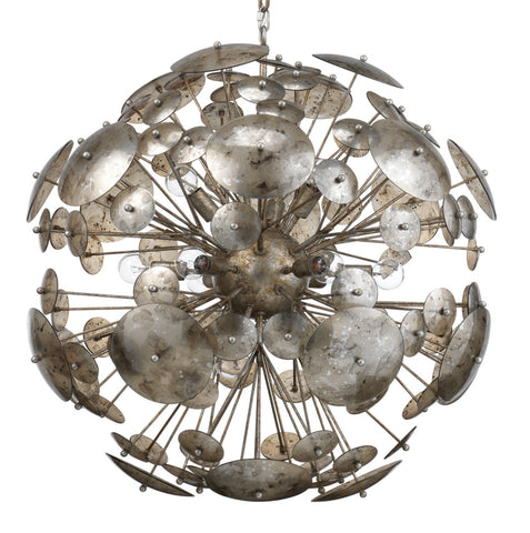 Antique Glass Sputnik Chandelier