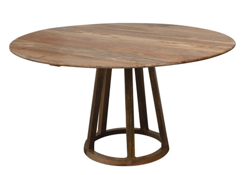 57” Round Mango Wood Table