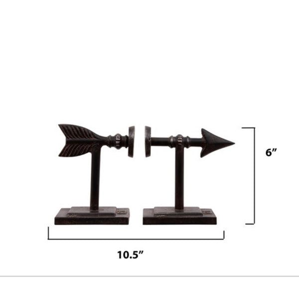 Iron Arrow Bookends