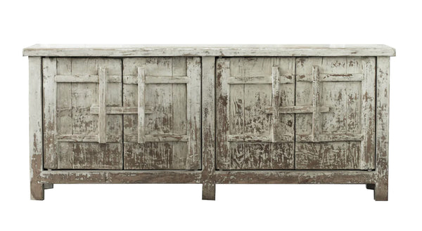 Vintage Door White Buffet