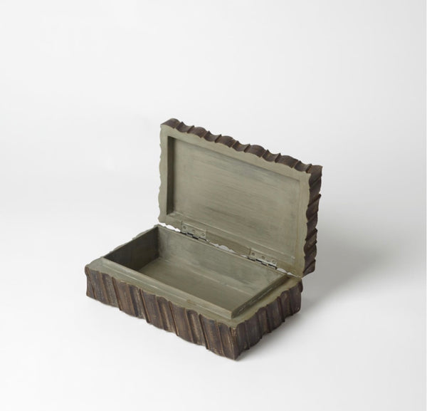 Carved Grey Box, small