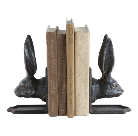 Rabbit Head Bookends