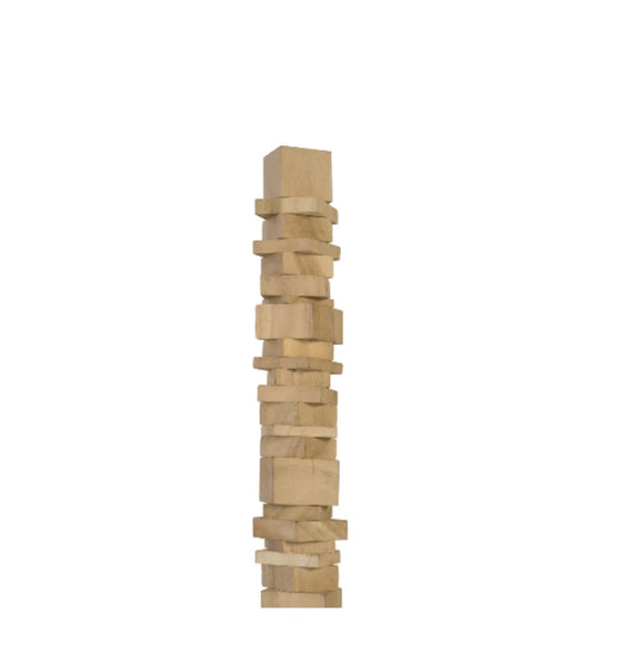 Stacked Wood Sculptures Set of 3