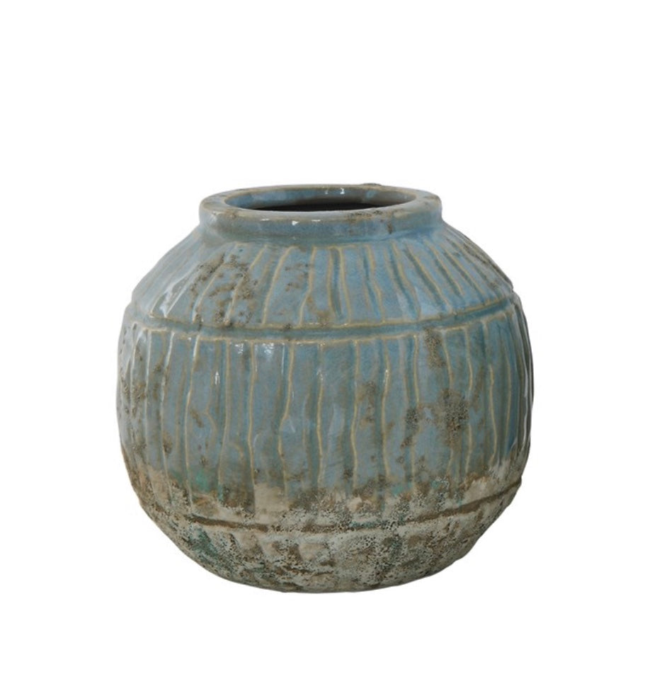 Distressed Terra-cotta Planter, small