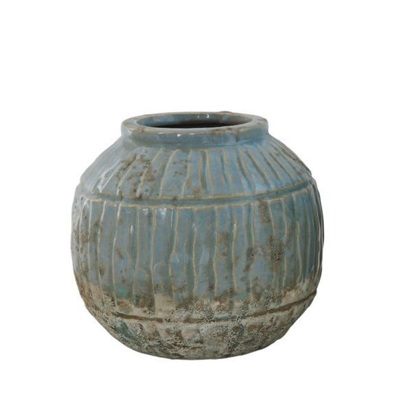 Distressed Terra-cotta Planter, small