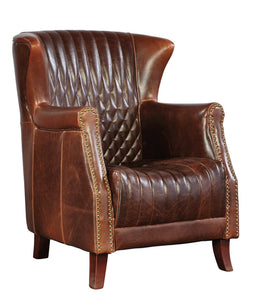 Cigar Leather Club Chair