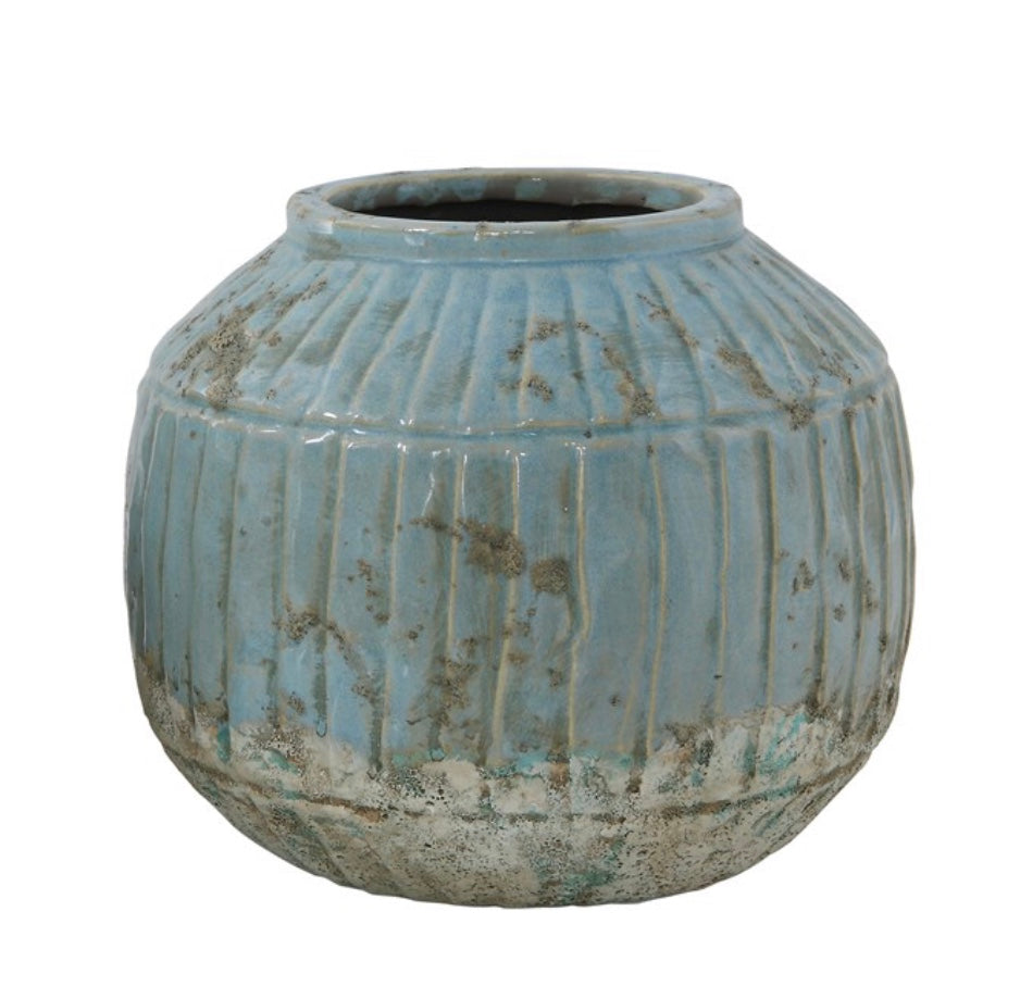 Distressed Terra-cotta Planter, large