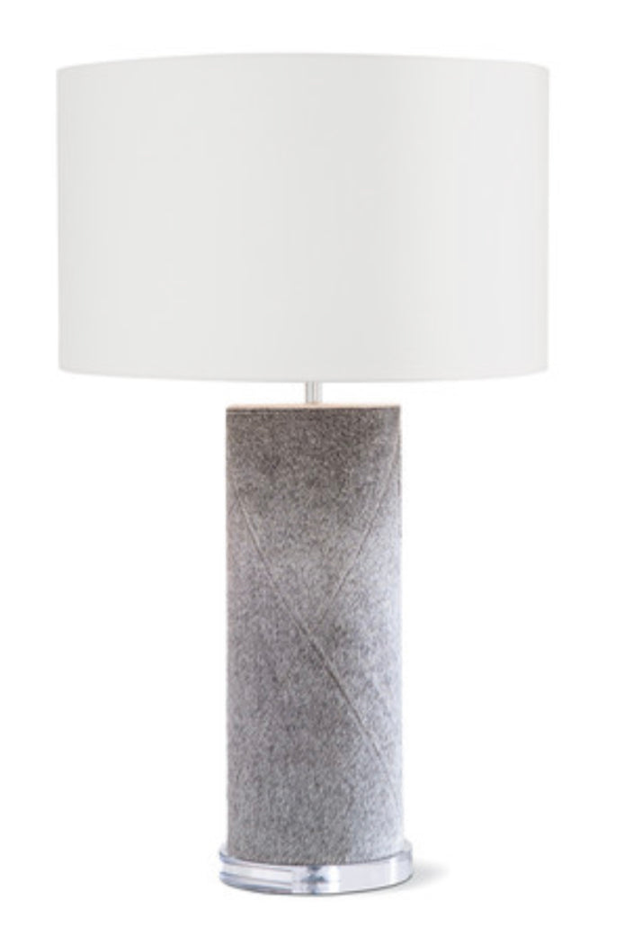 Cross Hair on Hide Table Lamp