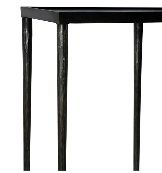 Hammered Iron Console Table