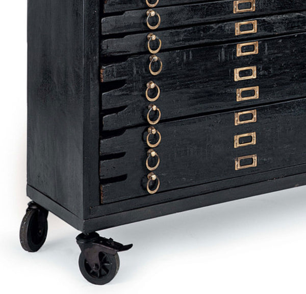 Engravers Console w/ 12 Drawers