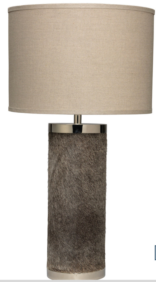 Hair on Hide Table Lamp