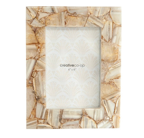 Tan Agate Photo Frame 4x6