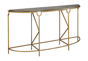 Bluestone & Iron Console Table